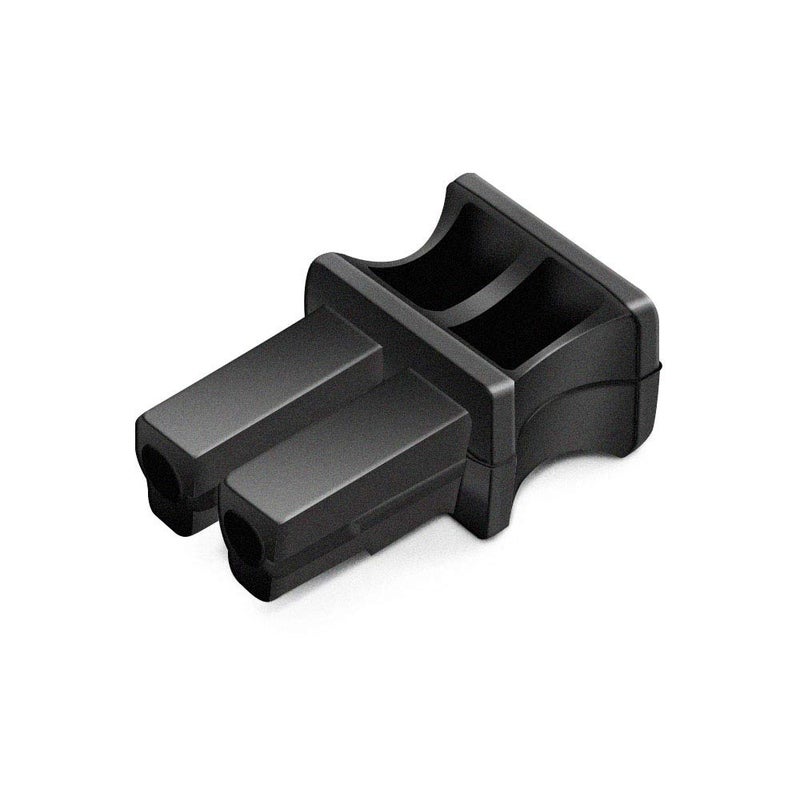 OPSTRAN QSFP+ QSFP28 SFP Dust Cover Fiber Optical Dust Caps Optical Module Port Plugs for Duplex LC, Black Silicone, 50pcs - Image 2