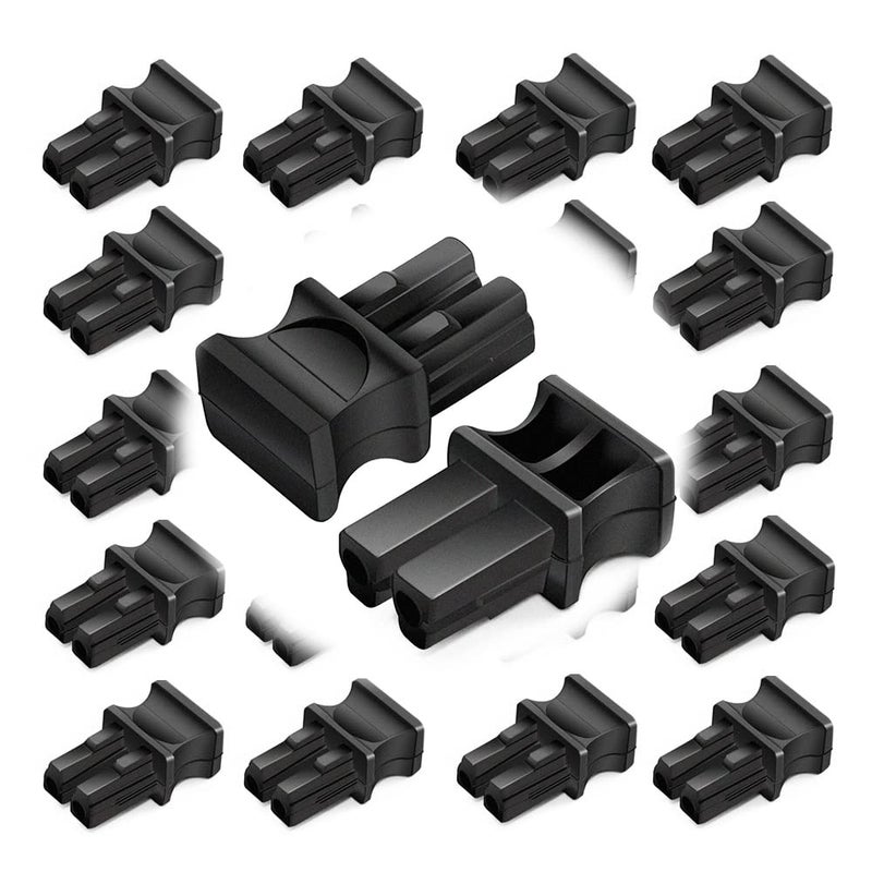 OPSTRAN QSFP+ QSFP28 SFP Dust Cover Fiber Optical Dust Caps Optical Module Port Plugs for Duplex LC, Black Silicone, 50pcs - Image 1