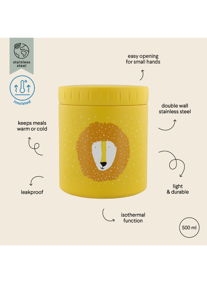 Trixie Double Wall Insulated Food Jar - 500ml - Mr. Lion - Image 3