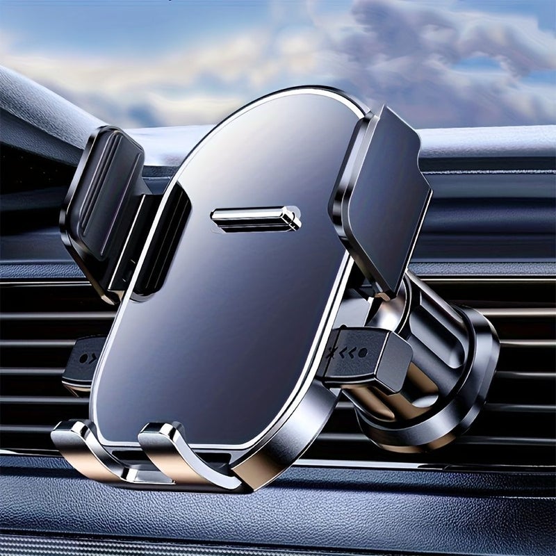 Black 360° Car Phone Holder Universal Air Vent Navigation Mount - Image 1