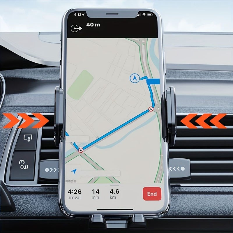 Black 360° Car Phone Holder Universal Air Vent Navigation Mount - Image 5