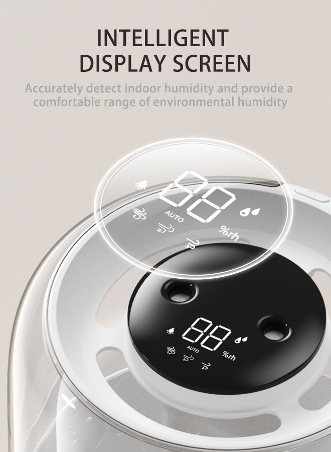 CAYGA 6.8L Double Spray Air Humidifier - Large Capacity Essential Oil Diffuser - Moisturizing Machine - Fragrance Diffuser -Humidity detection - Image 4