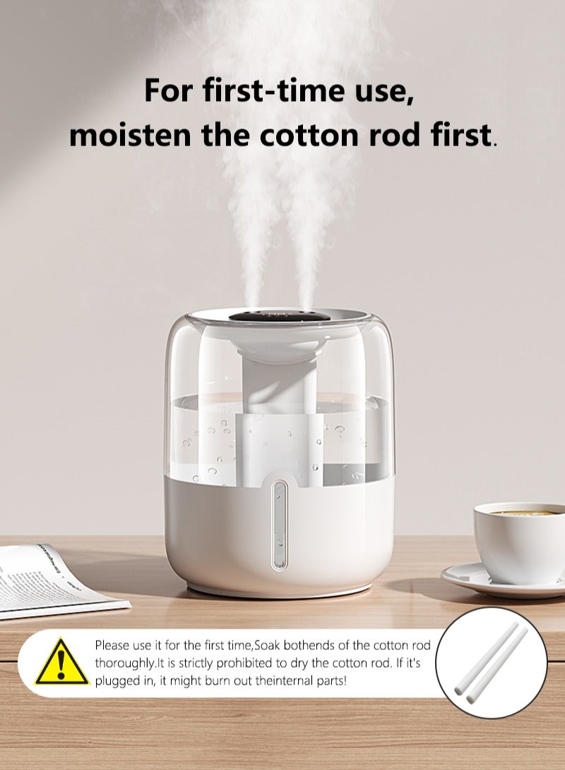 CAYGA 6.8L Double Spray Air Humidifier - Large Capacity Essential Oil Diffuser - Moisturizing Machine - Fragrance Diffuser -Humidity detection - Image 5
