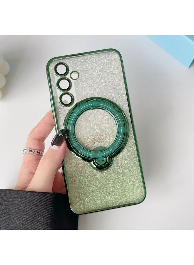 S-TOP Case For Samsung Galaxy A05s Rotation MagSafe Holder Gradient Glitter TPU Phone Case - Image 1