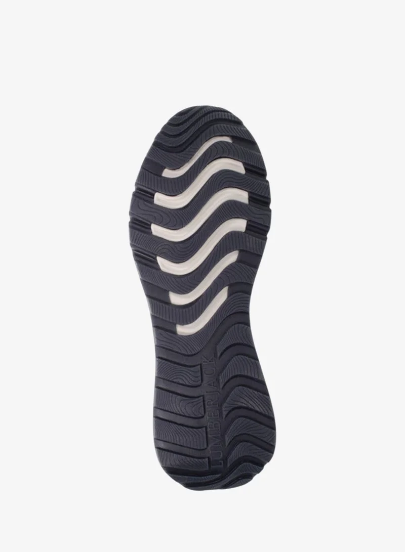 Lumberjack  Men's Panelled Lace-Up Sneakers for Men | Best Price UAE