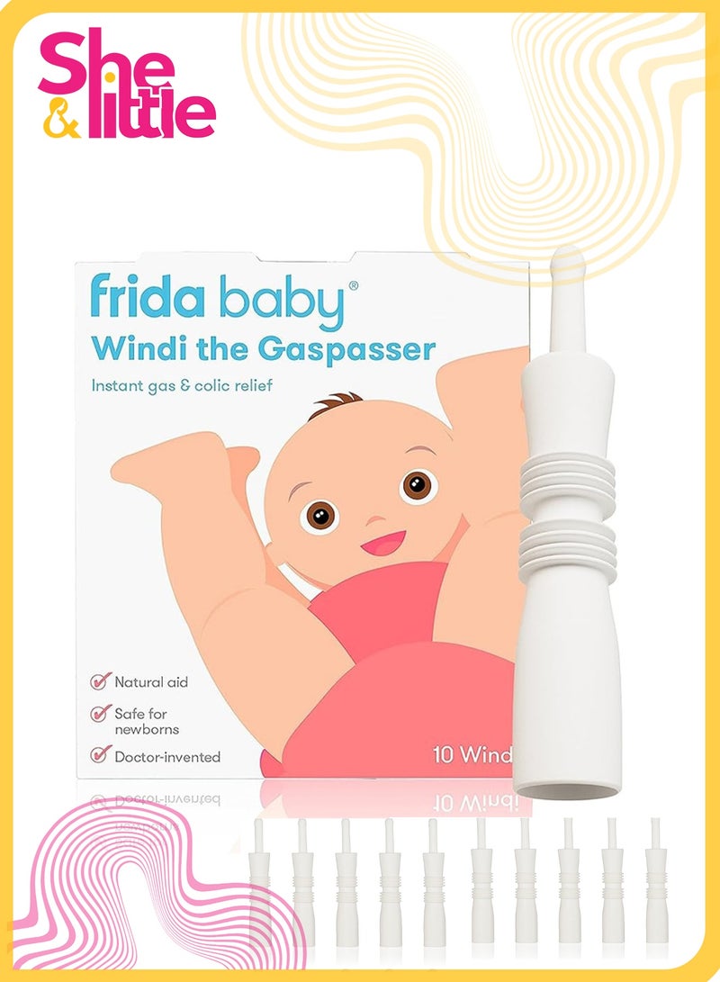 She&Little 10 Pcs Baby Gas & Colic Reliever, Pediatrician-Approved, Instant Tummy Discomfort Relief, Safe and Natural BPA-Free - Image 1