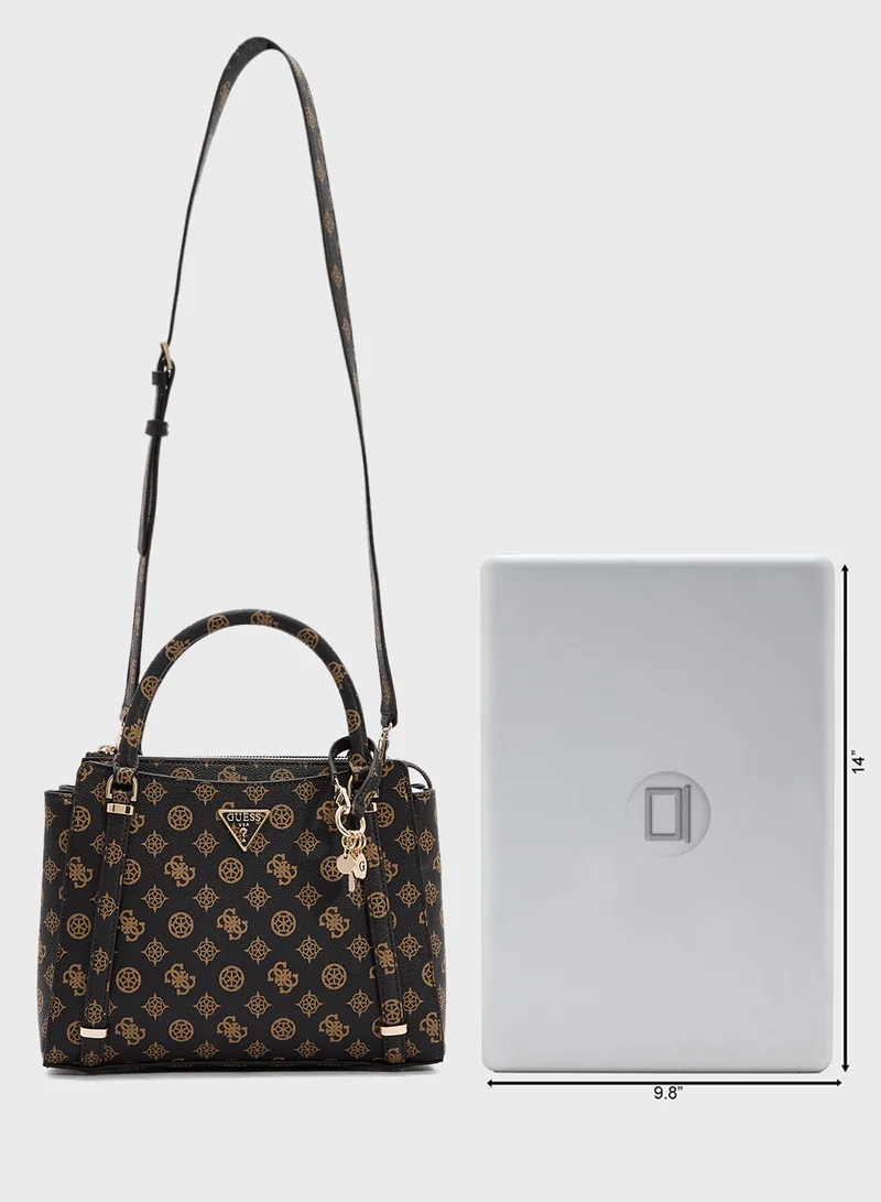 GUESS Eco Erica 2 Comp Satchel