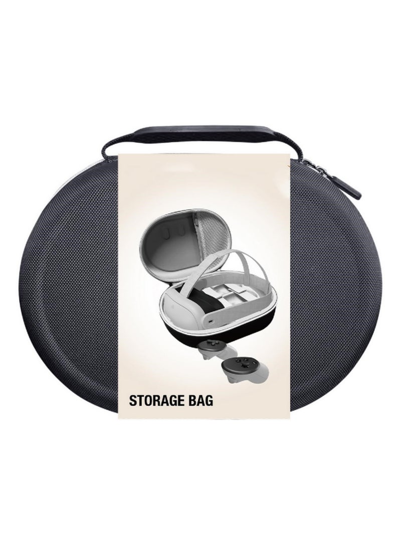 VR Carrying Case for Oculus Quest 3 Meta Quest 3 Hard Shell Travel Storage Bag with Handle Eco-Friendly Material for Headset Controllers Charging Cable Power Adapter  - Image 2