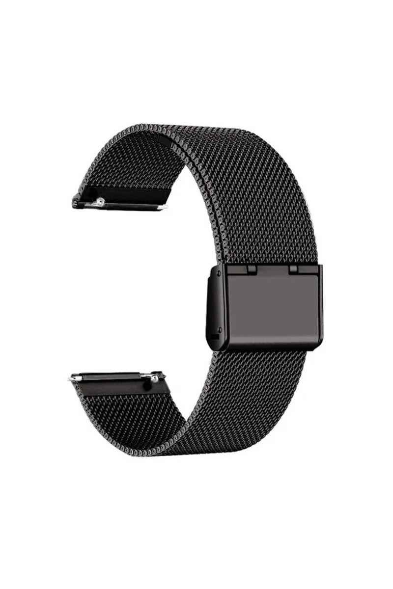 20mm width Black 22mm 20mm Metal Watch Strap For Vivoactive 3 4 5 Forerunner 245 645 158 55 165 745