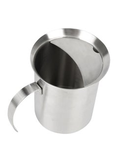 AL SANIDI Stainless steel milk pot, Coffee pot, Silver, 400 ml  - Image 2