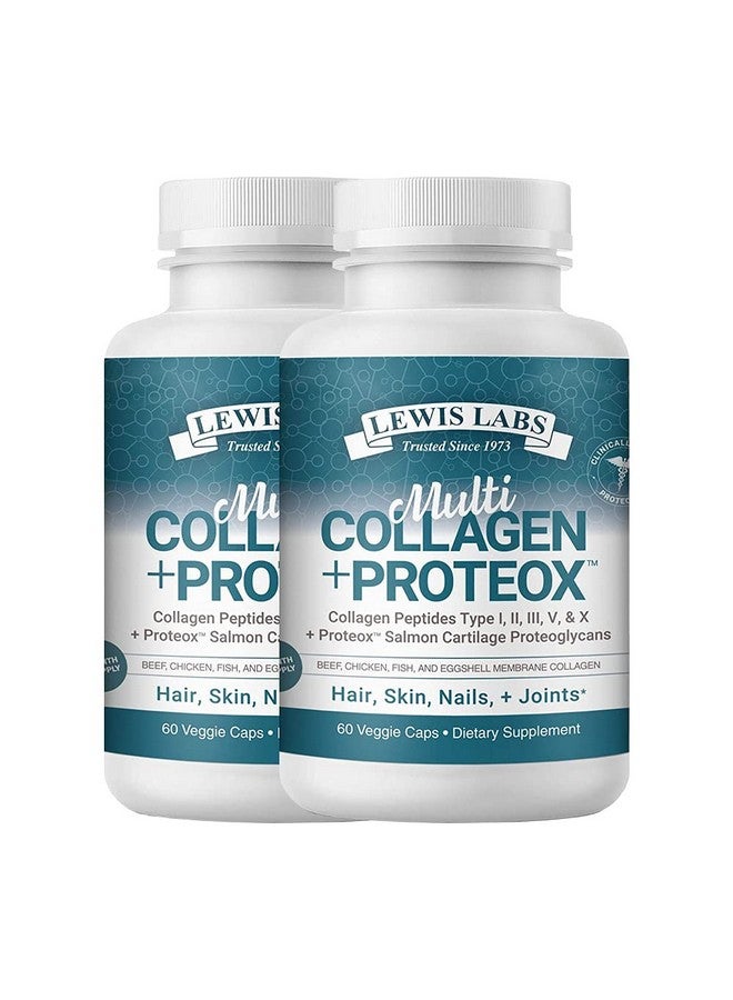 Lewis Labs Enhanced Collagen Pills (Types I Ii Iii V X) ; Grass Fed Collagen Peptides & Proteox For Maximum Absorption & Benefits ; Keto Primal Amino Acid Hydrolyzed Protein For Hair Nail Skin Joint Health - Image 2