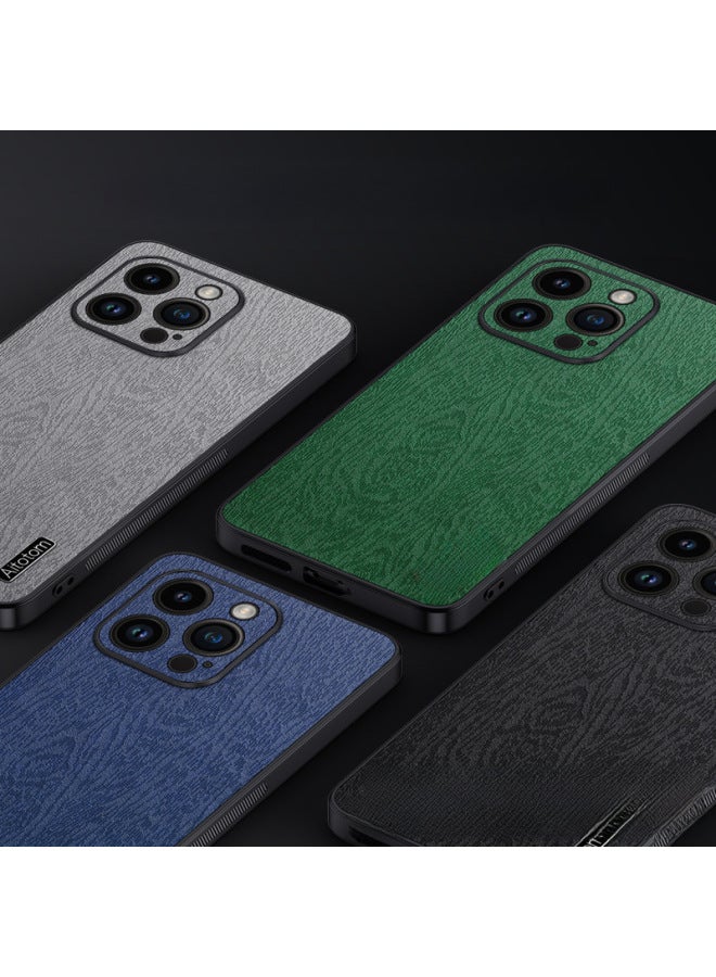 For Apple 16ProMax Mobile Phone Case IPhone14 Protective Cover 15 Simple 13 Anti-drop XR 12 Soft Xs-Color:Neem Black [Light Luxury Tree Pattern]]-Applicable Model:iPhone7 Plus/8 Plus