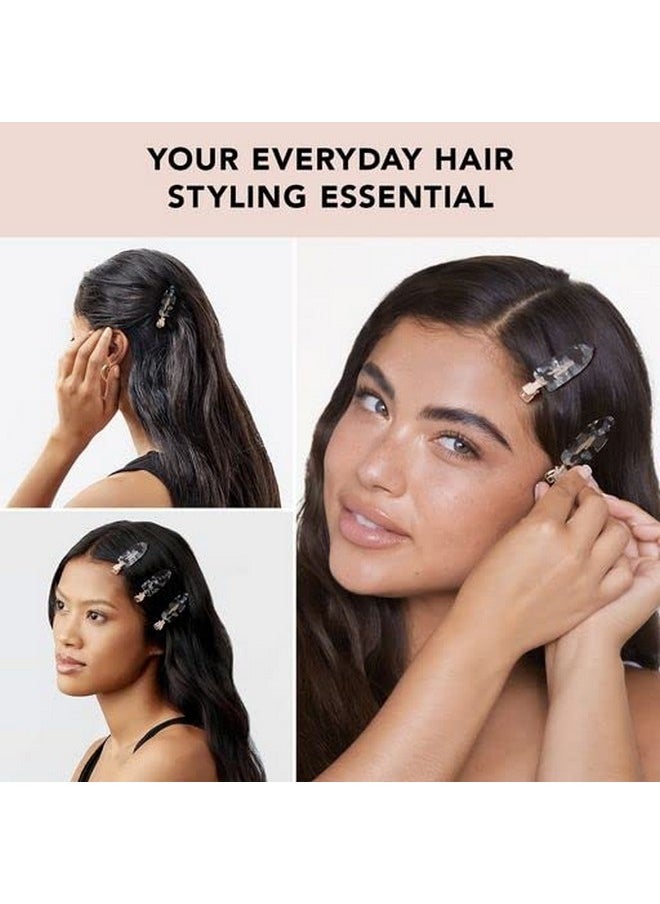 Kitsch - Creaseless Hair Pins No Crease Hair Clips For Makeup ; No Bend Hair Clips For Styling ; Stylish Makeup Hair Clips & Hair Styling Clips ; Pin Curl Clips For Hair & Hair Makeup Clips 4Pc Set - Image 1
