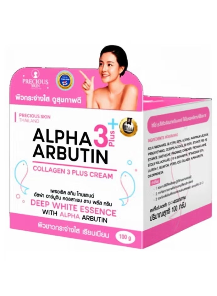 Alpha Arbutin 3 Plus Collagen Whitening Body Cream Thai Best Selling New 100ml