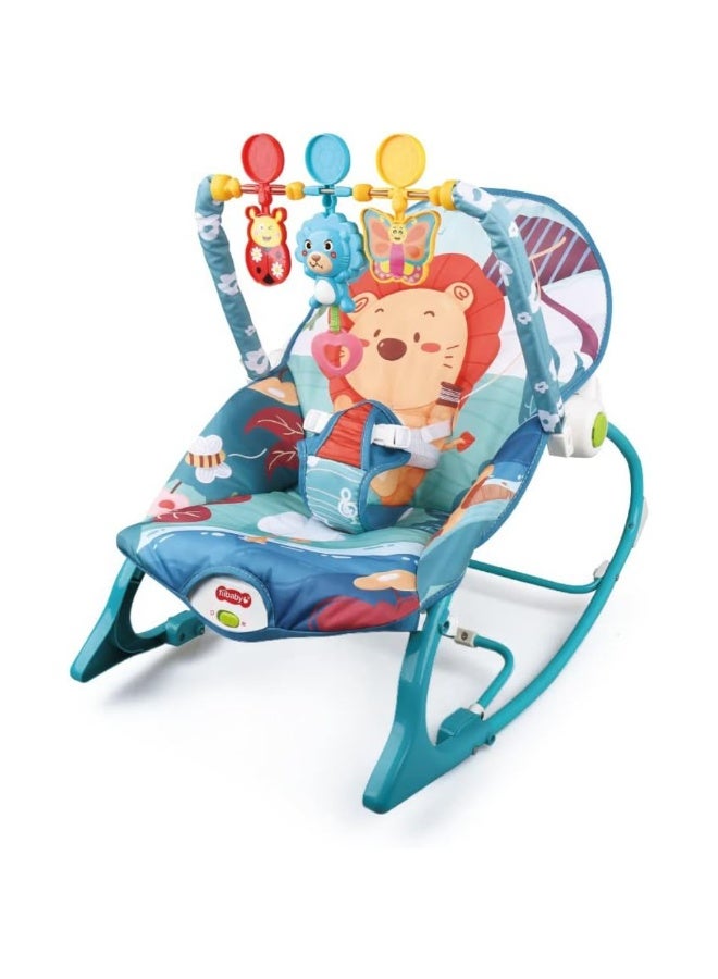 Tiibaby Musical Baby Rocker | Rocking Chair for Infants to Toddlers | with Vibrating Rocking and Soothing Toys for Toddlers | Suitable from Birth - Image 1