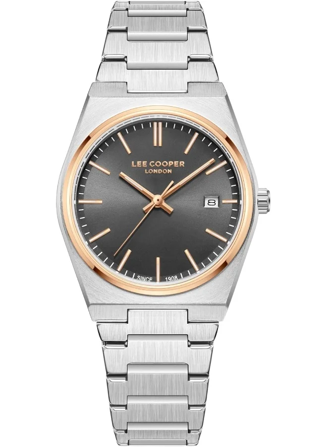 لي كوبر Lee Cooper Women's Analog Grey Dial Watch - LC08195.560