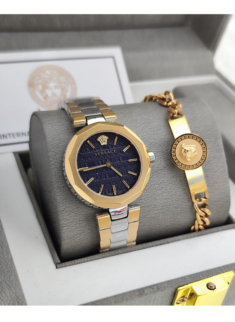VERSACE - Luxury and beautiful second-class Versace women's watch set - Image 1
