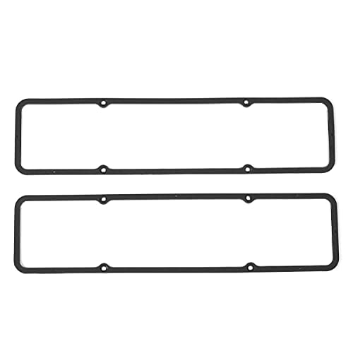 Vincos SBC Valve Cover Gaskets Compatible with SBC 283 305 327 350 383 400 Steel Core Rubber Silicone Valve Cover Gasket 7484BOX 1628 - Image 1