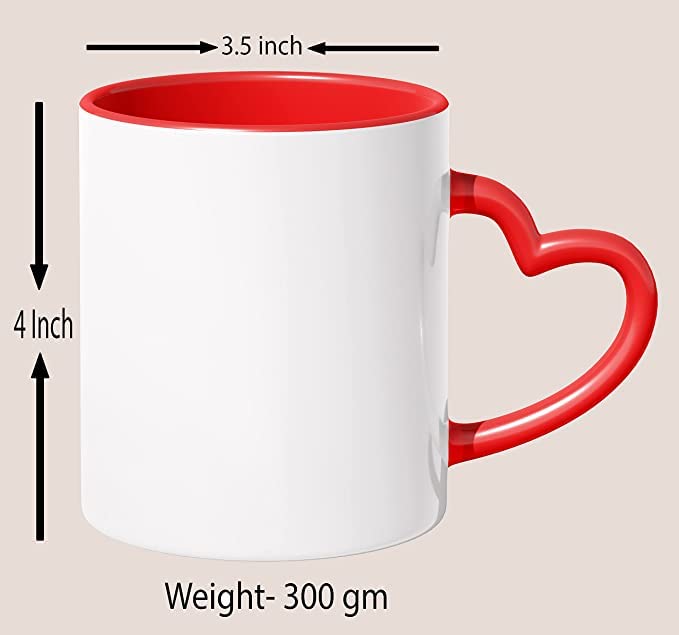 NH10 DESIGNS NH10 DESIGNS I Still Fall in Love with You Everyday Quote Printed Ceramic Red Heart Coffee Mug Keychain Valentine Gifts for Girlfriend Boyfriend Birthday Gifts for Husband Wife Couples VDHHMKV1 03  - Image 5