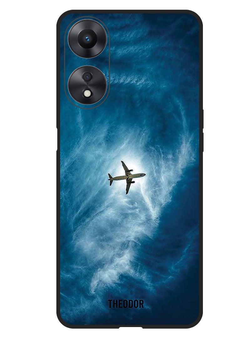 Theodor Protective Case Anti Scratch Shock Proof Bumper Cover For Oppo F23 5G Plane In The Sky - Image 1