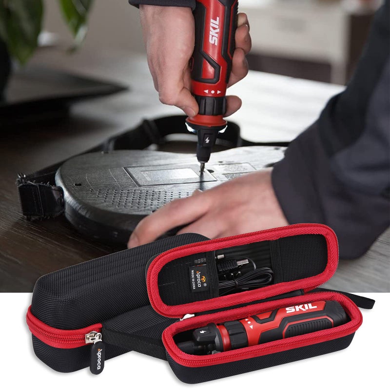 Aproca Case Compatible with SKIL SD561201 / Twist 2.0 Rechargeable 4V Cordless Screwdriver, Portable Storage Bag for Accessories (Case Only) - Image 5