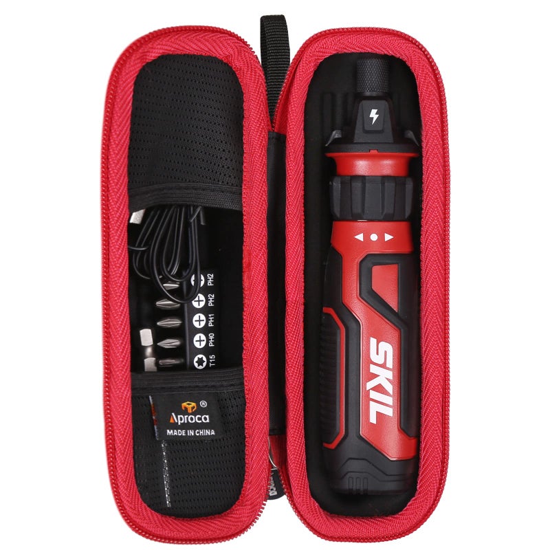 Aproca Case Compatible with SKIL SD561201 / Twist 2.0 Rechargeable 4V Cordless Screwdriver, Portable Storage Bag for Accessories (Case Only) - Image 1