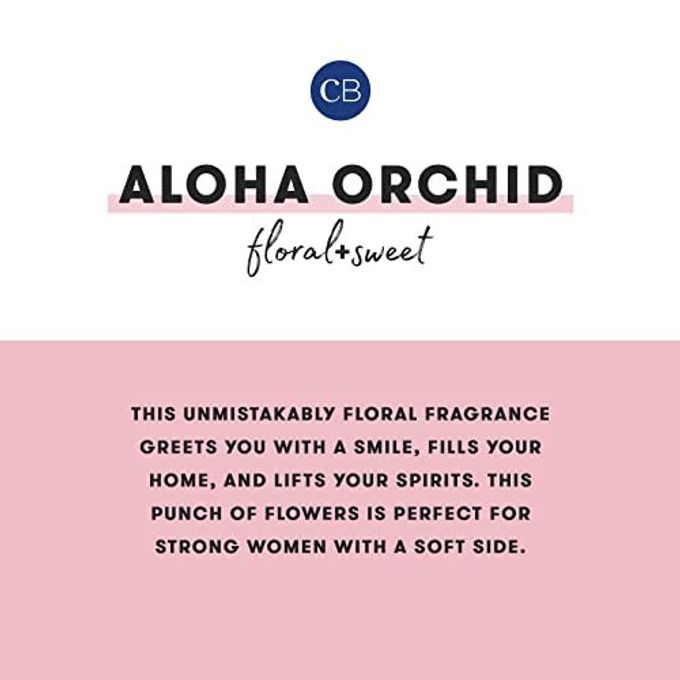 Capri Blue Aloha Orchid Reed Diffuser Set Includes Reed Diffuser Sticks, Fragrance Oil, and Glass Bottle Luxury Scented Room Fresheners Cobalt Blue (8 fl oz) - Image 3