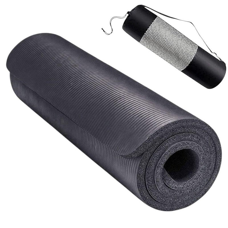 Sportq 10Mm Thick Non Slip Yoga Mat With Attached Strap Ideal For High Intensity Interval Workouts Pilates Yoga And Many Other Home Workouts - Image 2