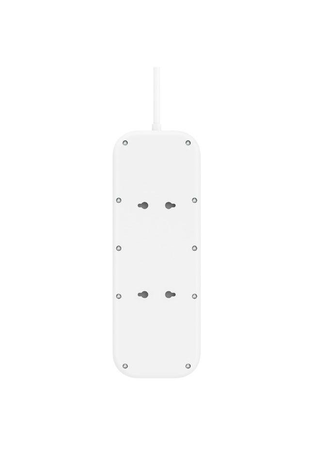 belkin - Belkin 8-Outlet Surge Protector Power Strip, Wall-Mountable with 8 AC Outlets, 2M Power Cord, & Green Indicator Light - USB-C Port & USB-A Port w/ USB-C PD Fast Charging 900 Joules of Protection - Image 1