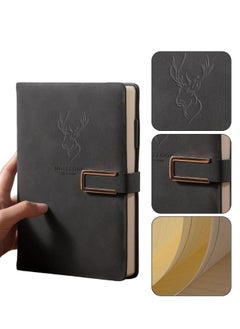 اسرلي وايت دفتر ملاحظات للأعمال بحجم A5 (أسود)  - Image 1