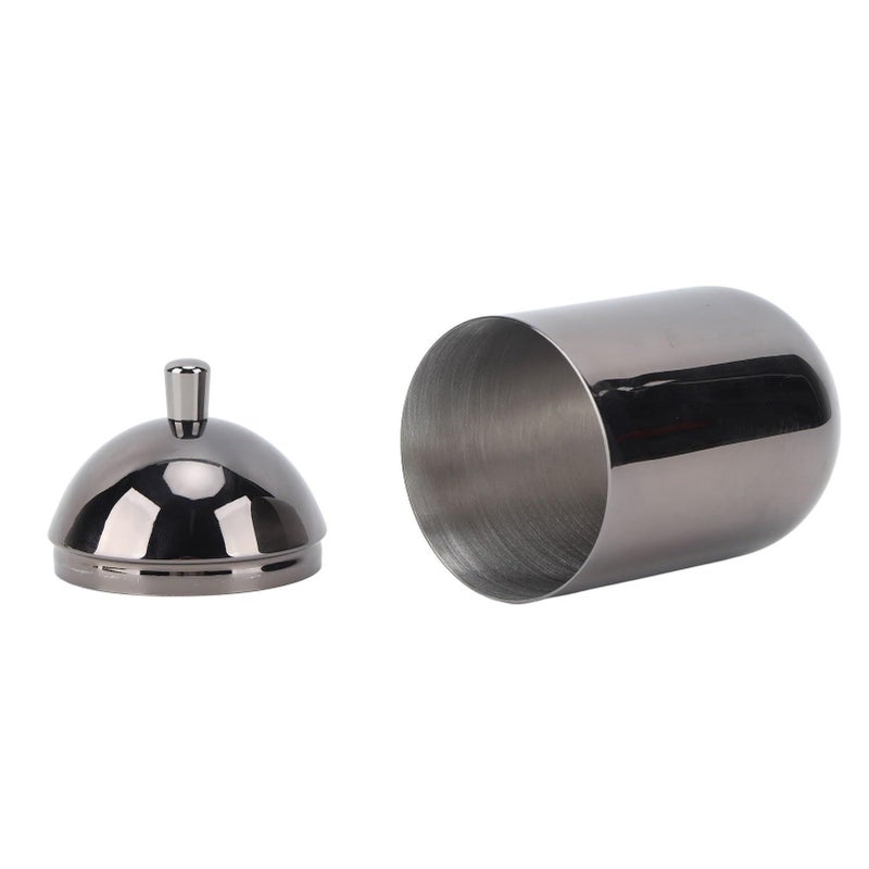 Stainless Steel Cotton Swab Holder Cute Canister for Bathroom Home Use - Image 5