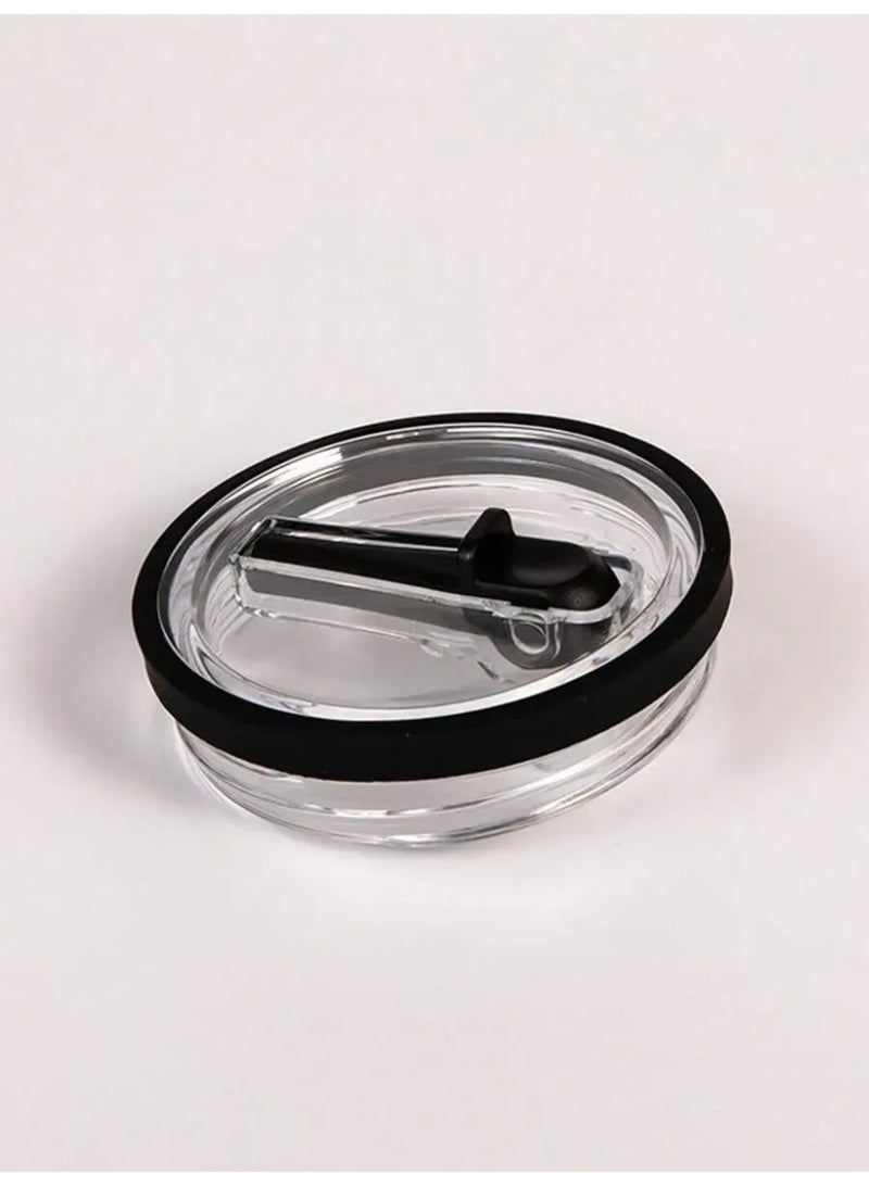 Leak-Proof Flip Straw Lid Compatible with Stanley 40 oz Tumbler – Black - Image 1