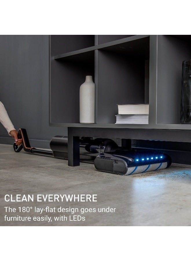 Tefal X-Clean 7 | Wet and Dry Vacuum Cleaner | 180° Lay-Flat Design | LED Lights | Self-Cleaning | Hot Drying | Long running time up to 50 min | GF5736M4 500 ml 250 W GF5736M4 Black - Image 4