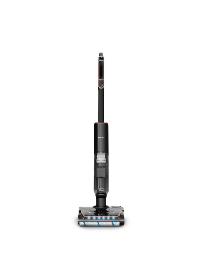 Tefal X-Clean 7 | Wet and Dry Vacuum Cleaner | 180° Lay-Flat Design | LED Lights | Self-Cleaning | Hot Drying | Long running time up to 50 min | GF5736M4 500 ml 250 W GF5736M4 Black - Image 2