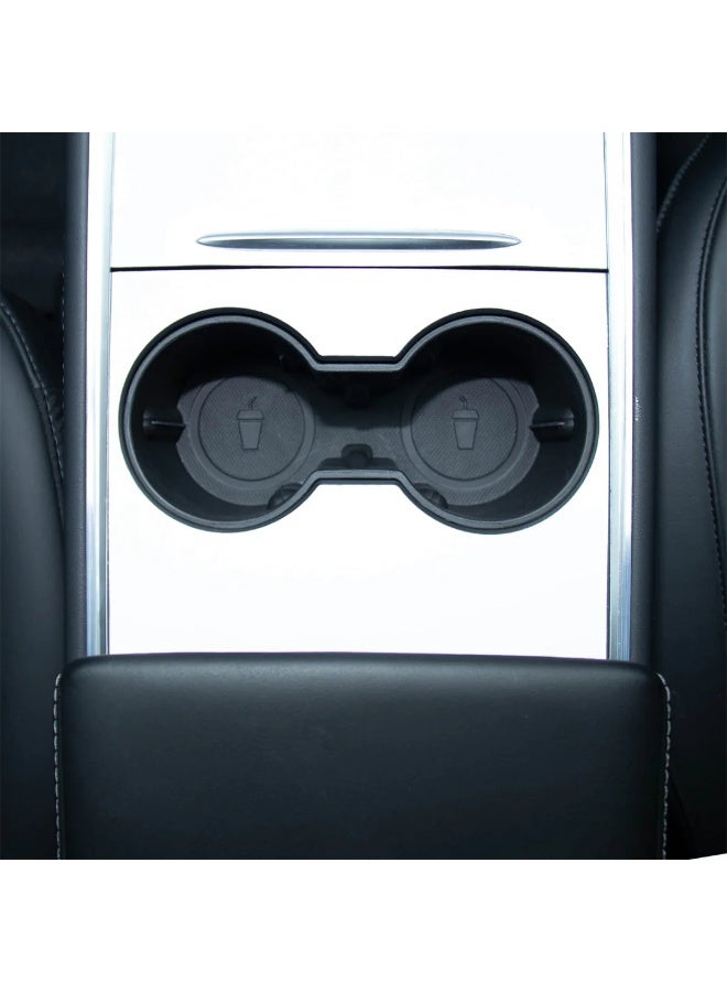 HPS Silicone Car Cup Holder Insert for Tesla Model 3 & Model Y – Anti-Slip, Custom Fit - Image 4