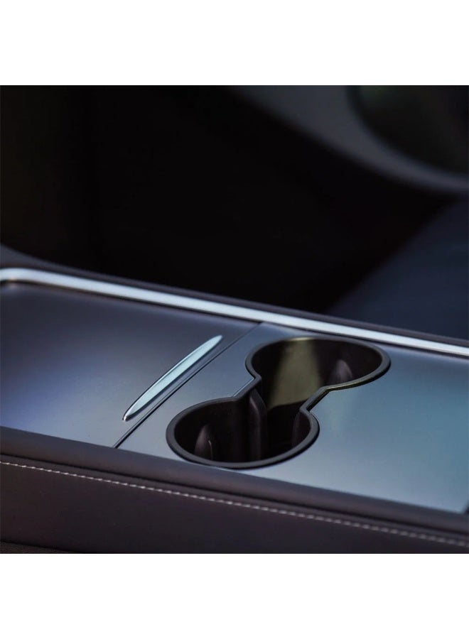 HPS Silicone Car Cup Holder Insert for Tesla Model 3 & Model Y – Anti-Slip, Custom Fit - Image 5