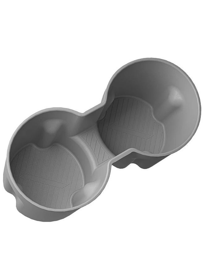 HPS Silicone Car Cup Holder Insert for Tesla Model 3 & Model Y – Anti-Slip, Custom Fit - Image 1
