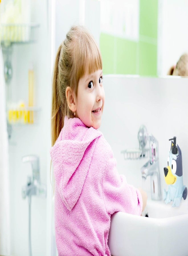 Jay Franco Bluey Soap Dispenser - Blue Kids Bathroom Accessory - Resin Lotion Pump - Image 2