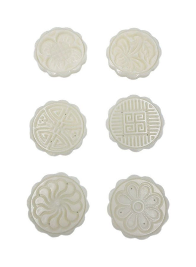3D Mooncake Mould Cutter Set Beige 15x4x60cm - Image 2