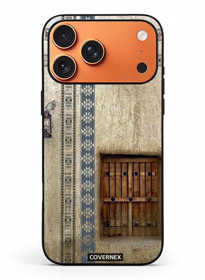 Covernex غطاء حماية لجهاز آيفون 17 برو ماكس مزخرف بتصميم العمارة الطينية التقليدية - Image 2