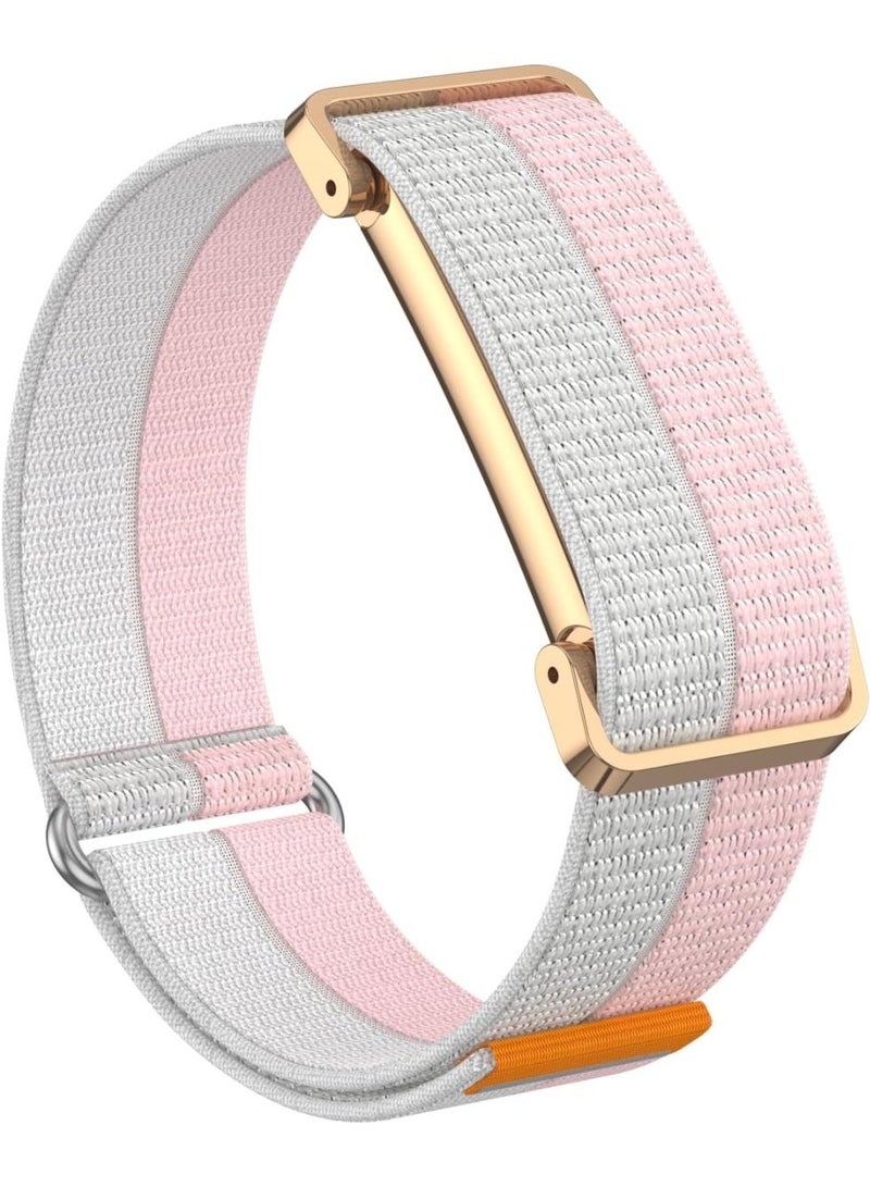 Adjustable Breathable Nylon Sport Watch Strap for Google Fitbit Air, Replacement WristBand with Quick Release Metal Frame Tracker Gym Workout Outdoor Sports Daily Wear - Image 1