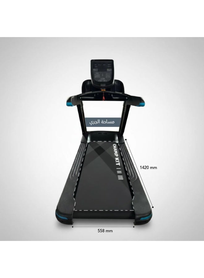 Champ Kit X500A Electric Treadmill - Professional Heavy Duty Up to 200kg - Image 4