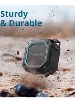 Tronsmart Tronsmart Groove 2 Portable Bluetooth Speaker with Deep Bass, IPX7 Waterproof Speaker with RGB Light, Bluetooth 5.3, 18H Playtime, AUX, TF Card for Shower, Outdoor, Travel  - Image 4