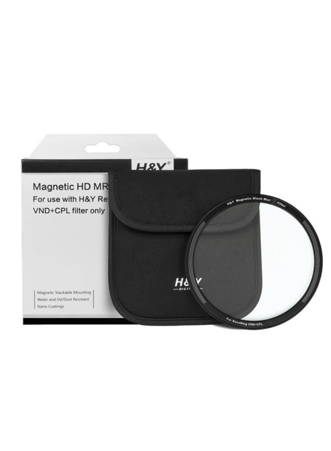 H&Y Filters Black Mist Magnetic 1/8 Clip-On Filter for RevoRing (67-82mm) - Image 2