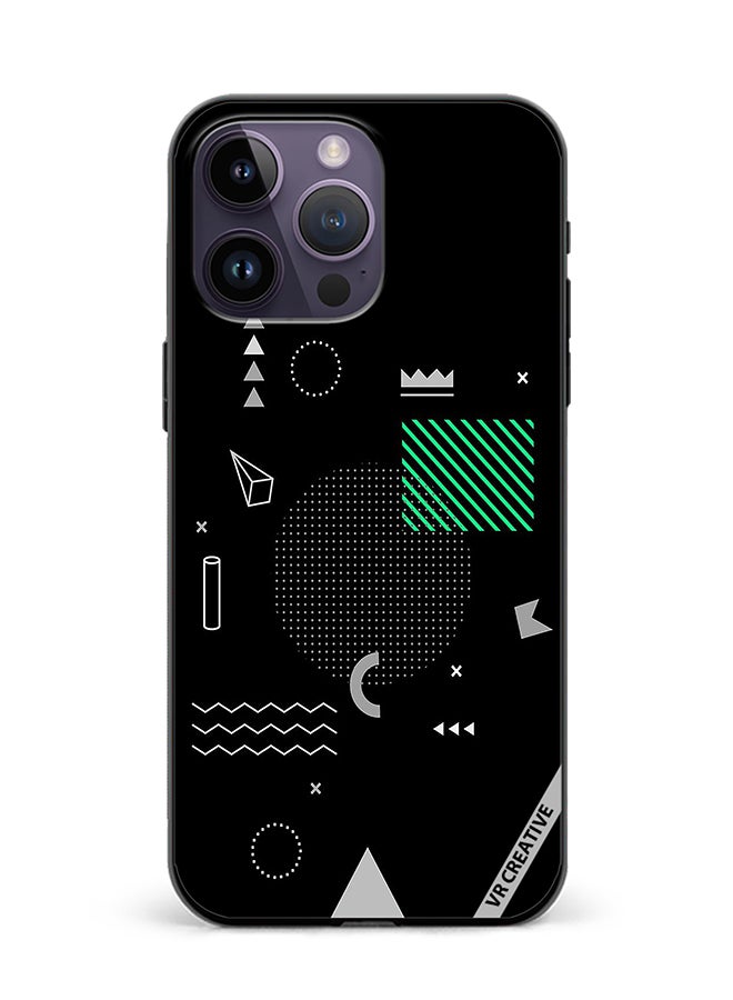 VR CREATIVE Protective Case Cover For Apple iPhone 16 Pro Max Geometric S Design Multicolour