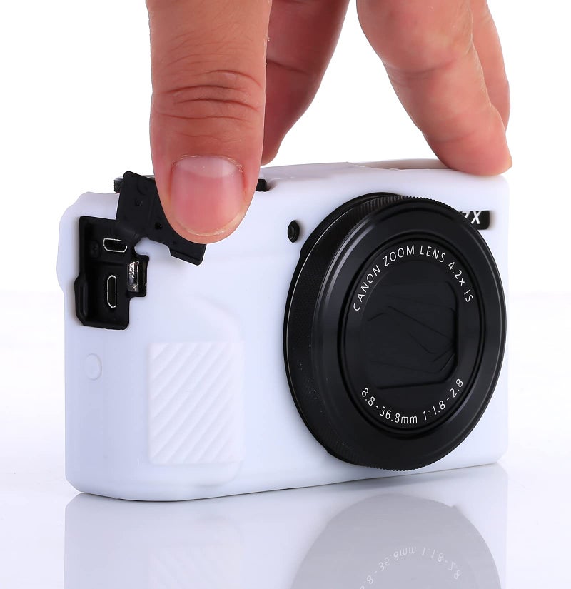 Pocoukate Camera Body Case for Canon G7X /G7X Mark II/Mark III Silicone Case Cover with Optical 9H Hardness 0.3mm Ultra-Thin DSLR Camera Screen Protector - Image 4