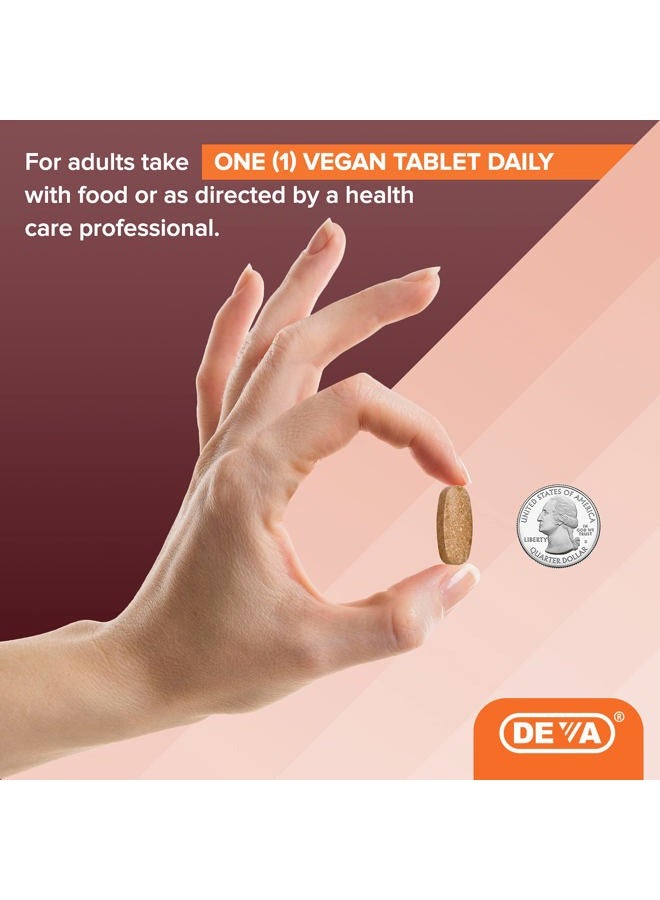 Deva Vegan Vitamins - Vegan Food Based Premium Vitamin C - Multisource - Non-GMO - 90 Tablets - Image 5