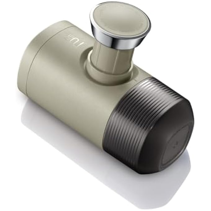 واكاكو ماكينة صنع قهوة الإسبريسو المحمولة Minipresso Ns2، صديقة للبيئة، مصنوعة باستخدام الكتلة الحيوية، استخلاص قوي بقوة 18 بار، وزن خفيف للغاية، نظام خزان مياه مدمج، لون بيج - Image 4