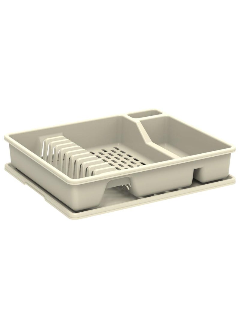 Cosmoplast Dish Drainer Deluxe W  Tray 44 5 x 37 x 8 5 cm 
