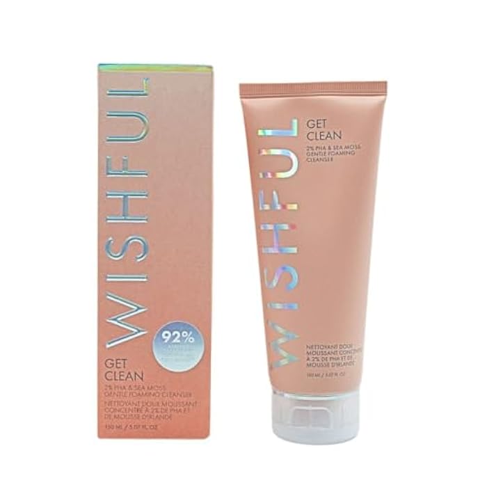Wishful Get Clean 2% PHA & Sea Moss Gentle Foaming Cleanser 5.07 oz / 150 ml - Image 1